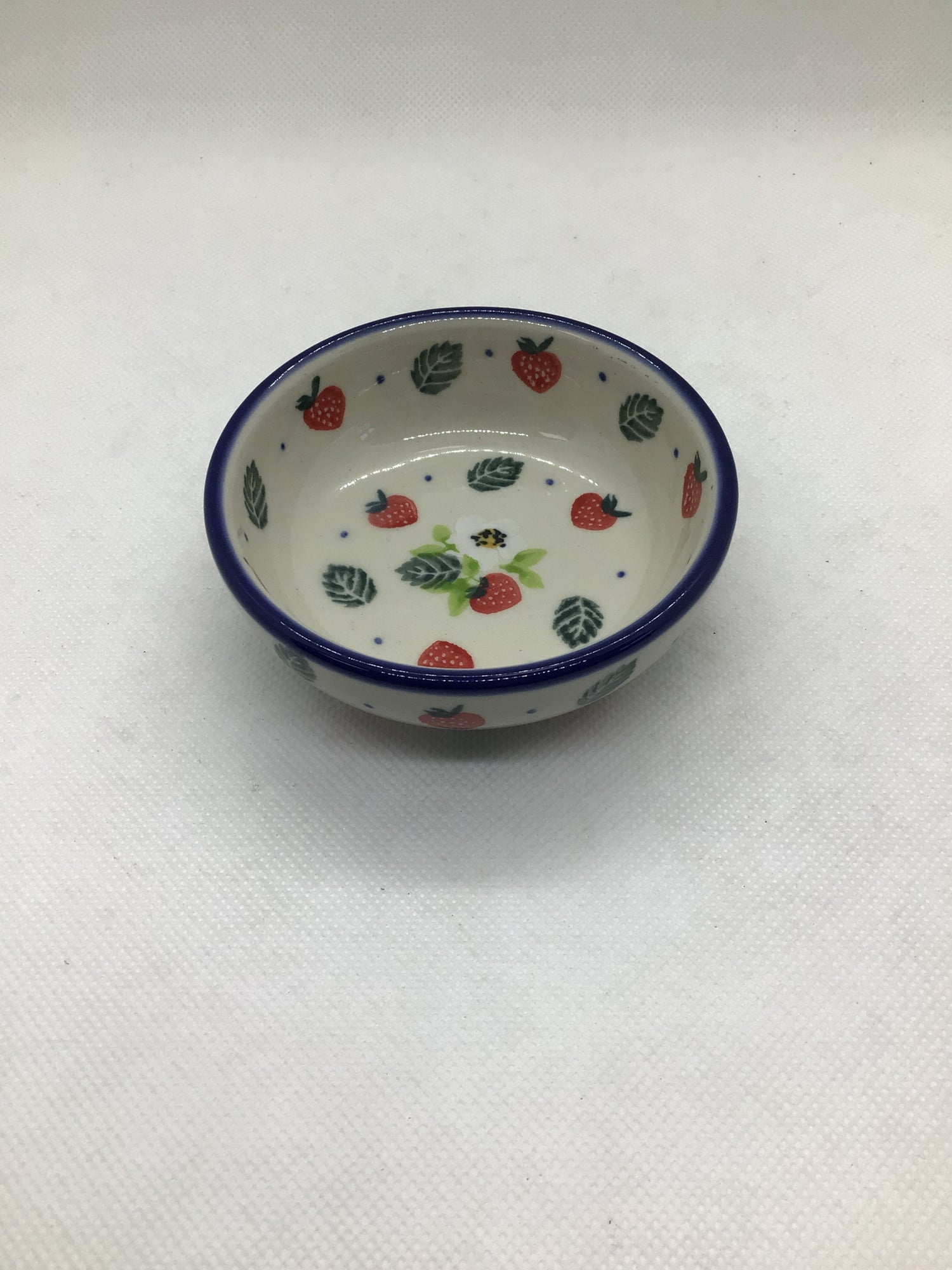 Strawberry Field Tiny Round Bowl 3.5&quot;
