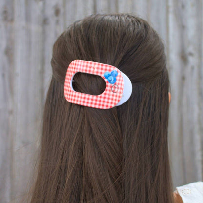 TELETIES - Flat Round Hair Clip | Small | Blueberry Farms
