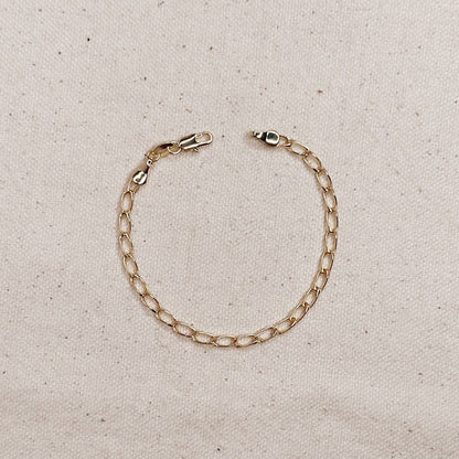 GoldFi - 18k Gold Filled Slight Twist Link Bracelet