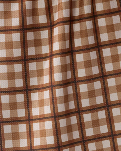 Geometry - Rich Cocoa Tea Towel