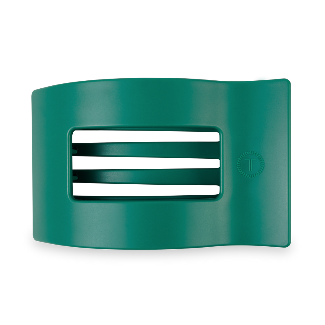 TELETIES - Flat Rectangle Hair Clip | Large | Fir Real
