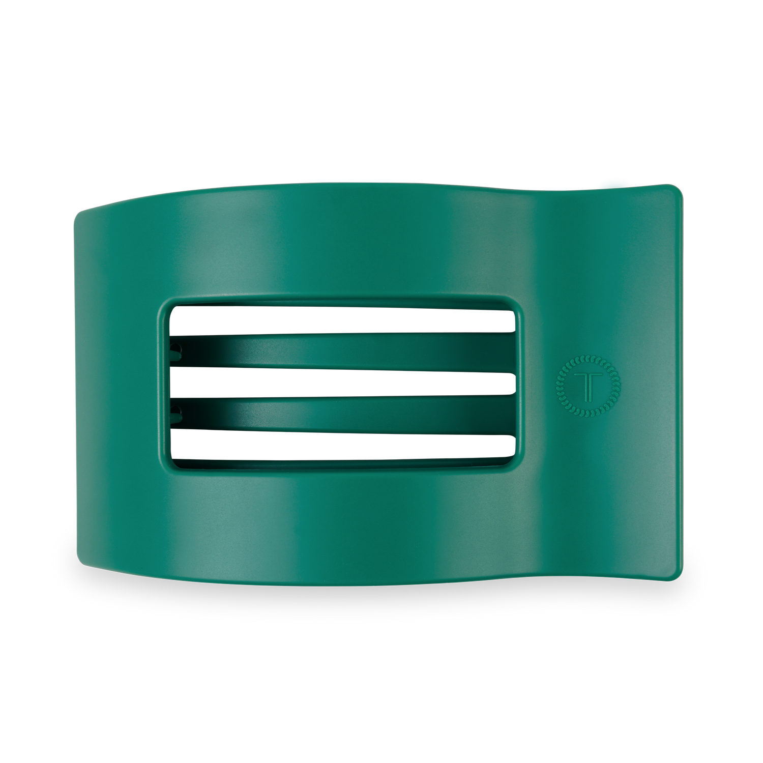TELETIES - Flat Rectangle Hair Clip | Large | Fir Real
