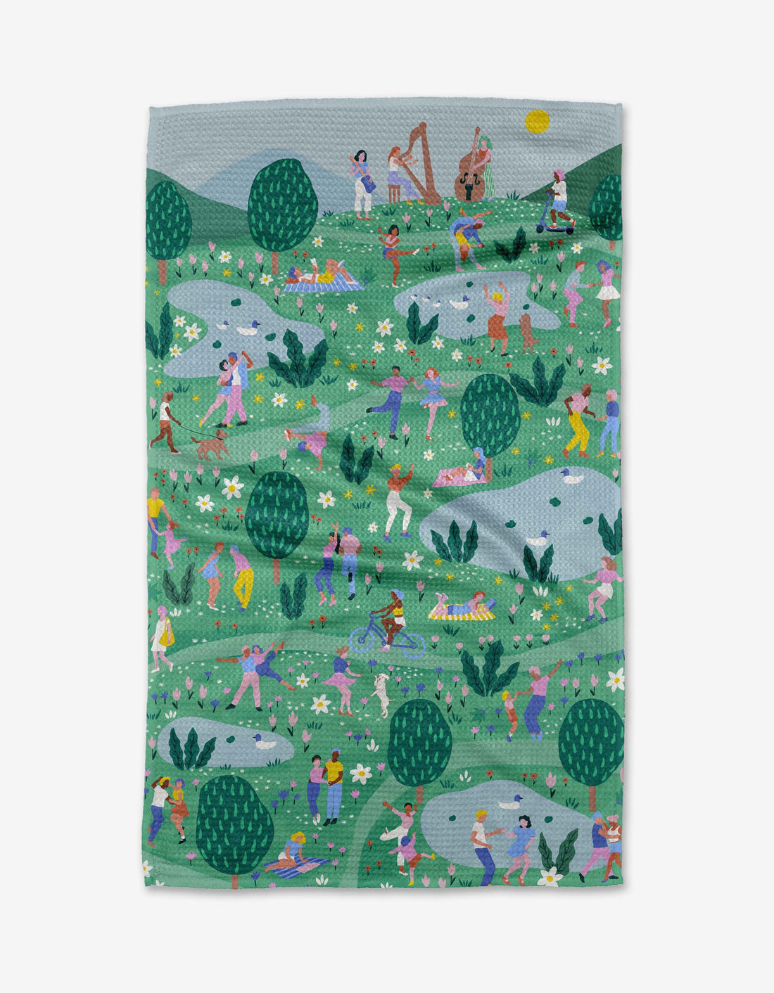 Geometry - Spring Festival Tea Towel