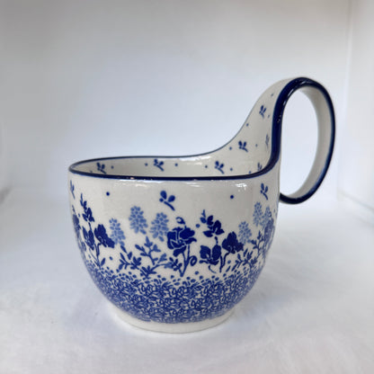 Bluebonnets Bowl w/Loop Handle
