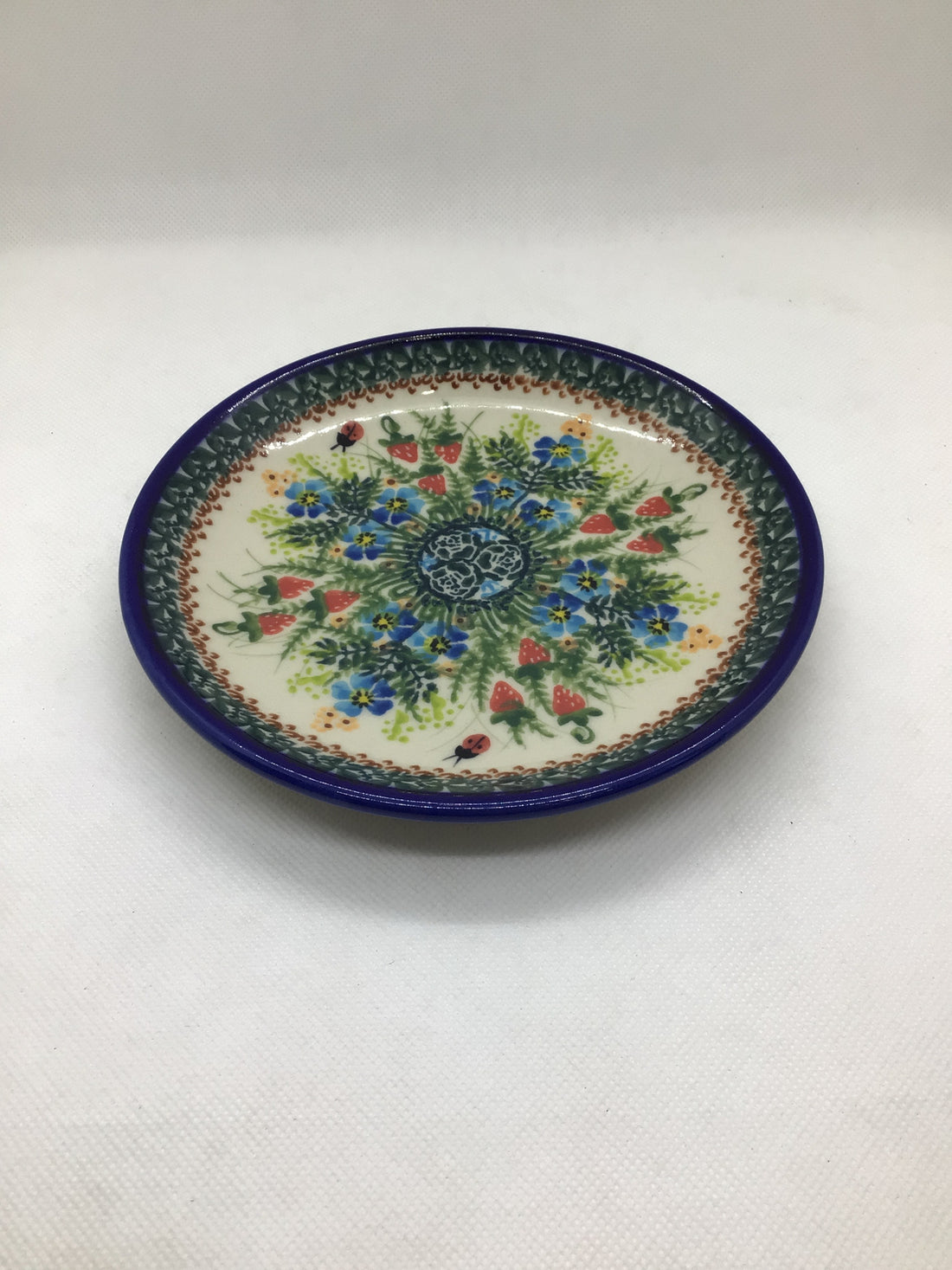 KALICH Strawberry Jam-Boree Bread Plate