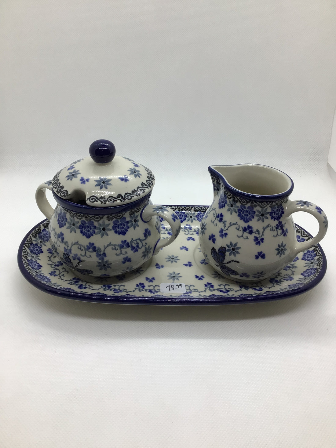 Dragonfly Creamer &amp; Sugar Set