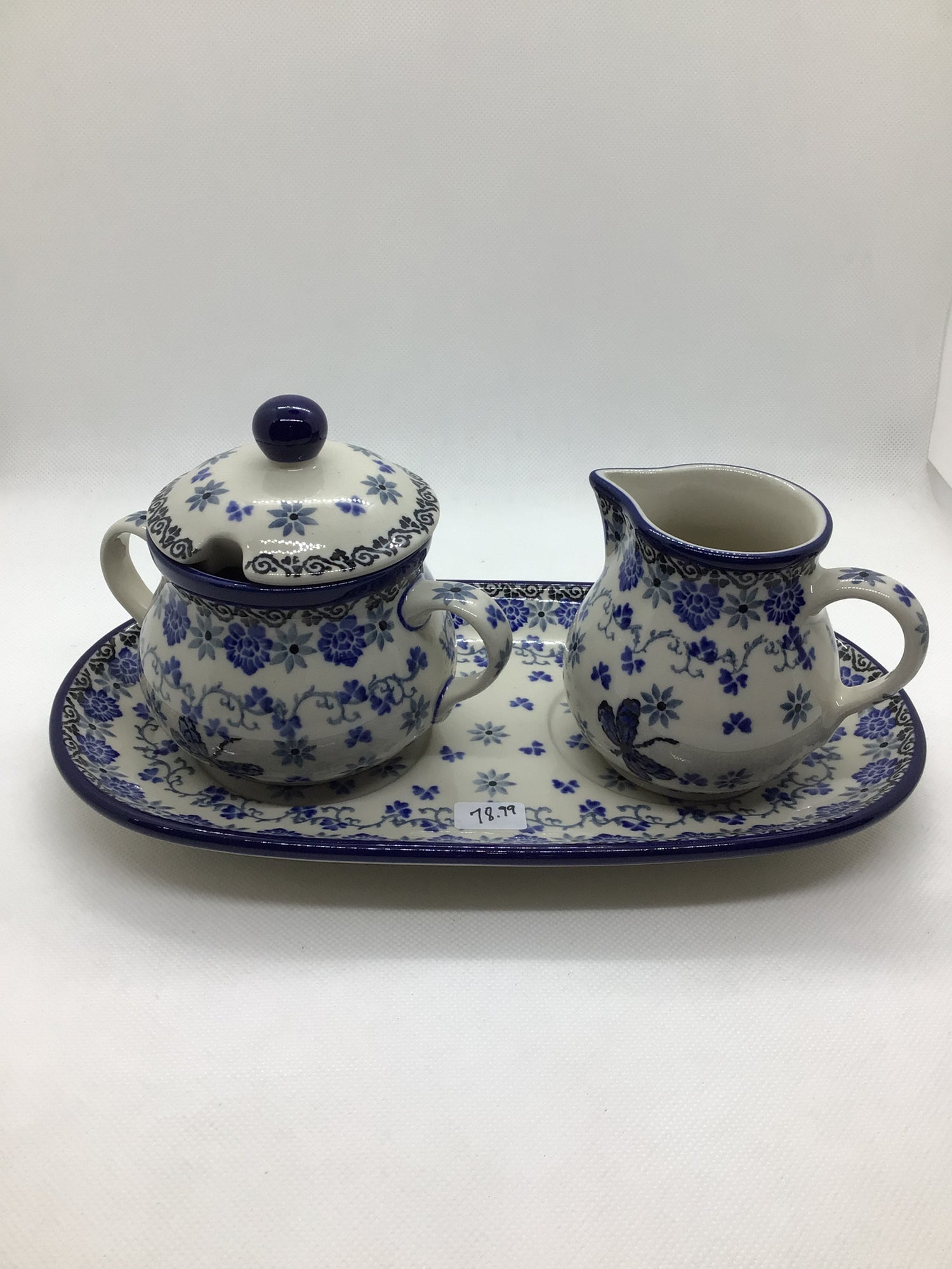 Dragonfly Creamer &amp; Sugar Set