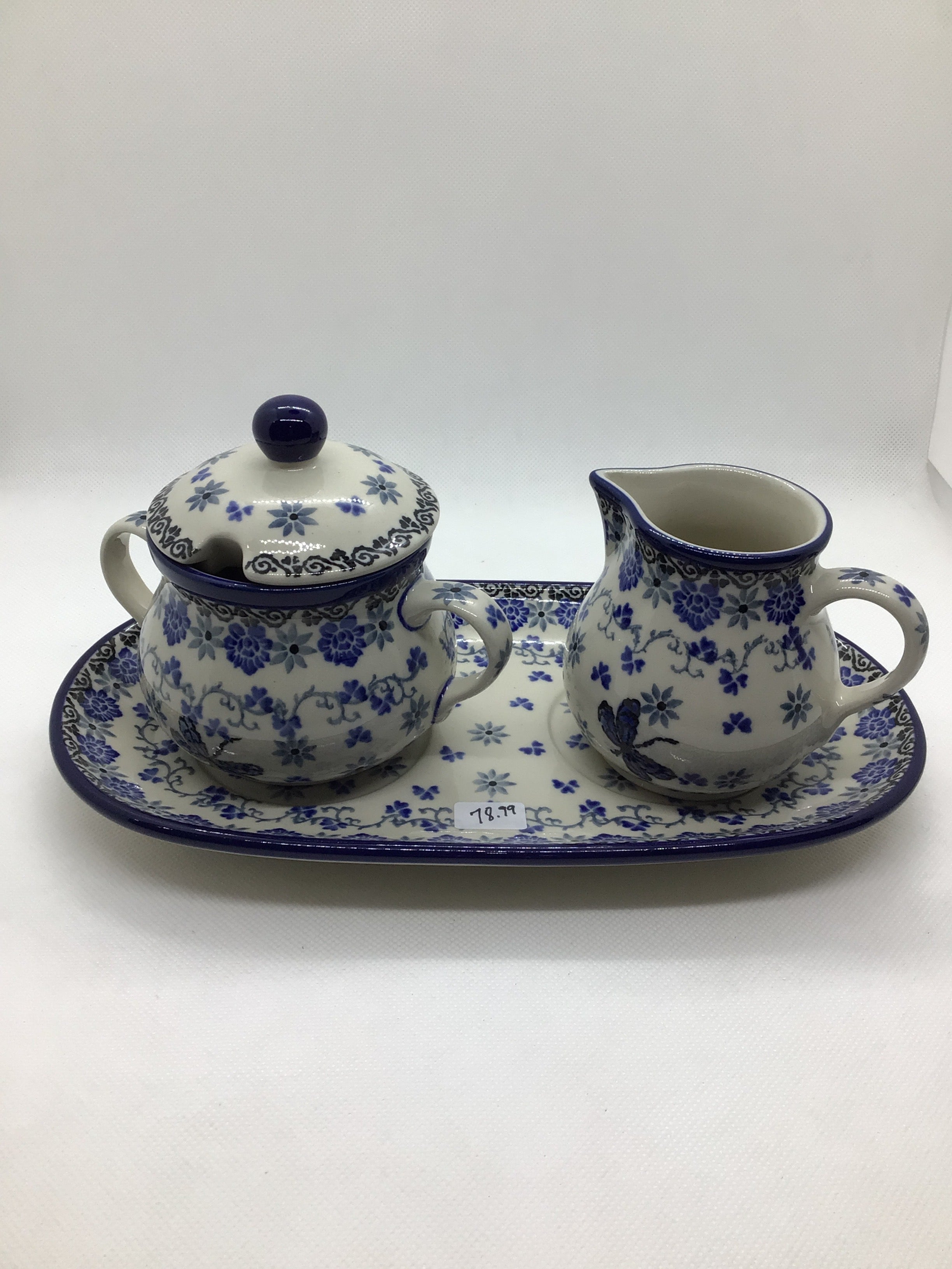 Dragonfly Creamer &amp; Sugar Set