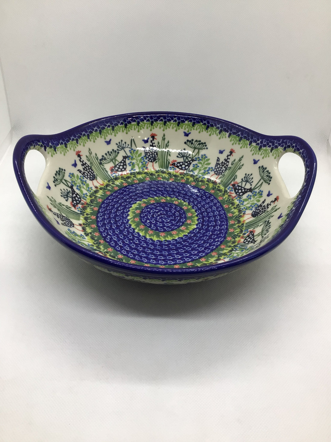 KALICH Roaming Rooster Small Bowl w/Handles