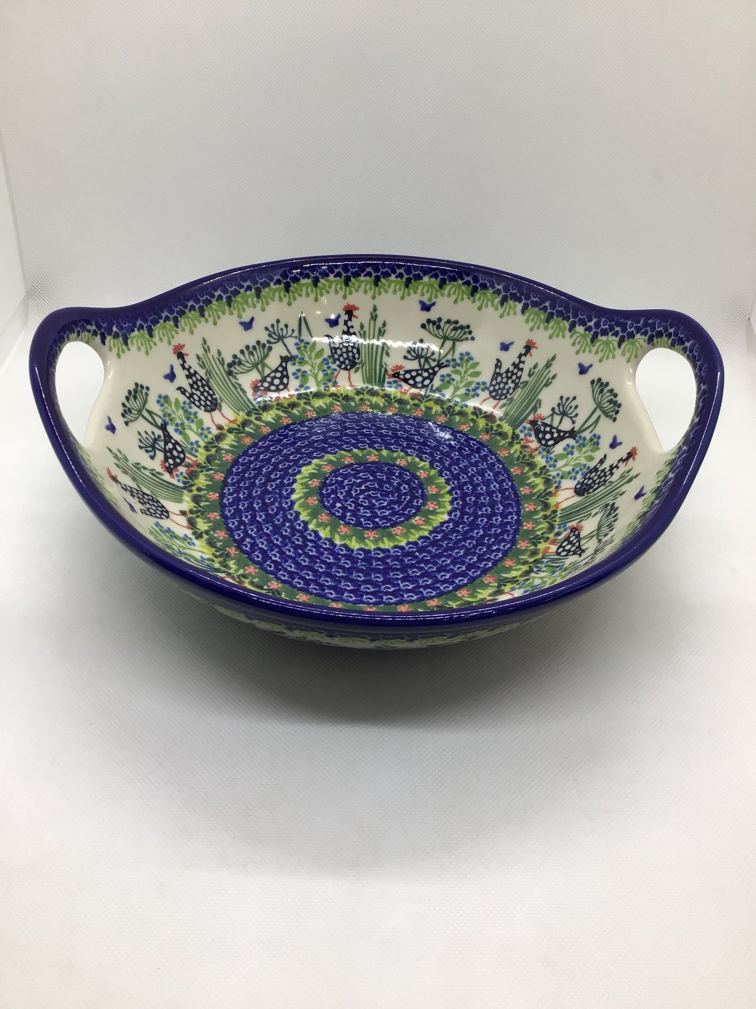 KALICH Roaming Rooster Small Bowl w/Handles