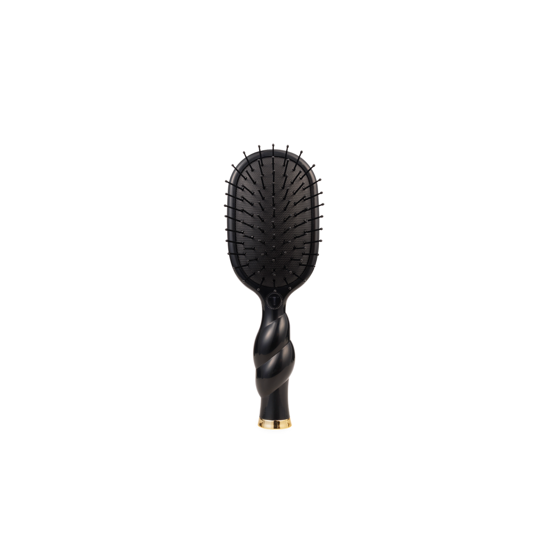 TELETIES - Mini Detangler Brush | Jet Black | Medium