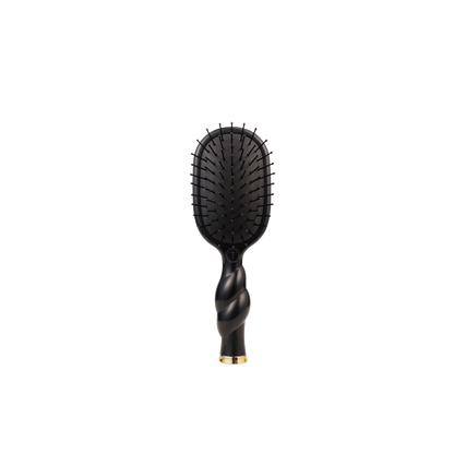 TELETIES - Mini Detangler Brush | Jet Black | Medium