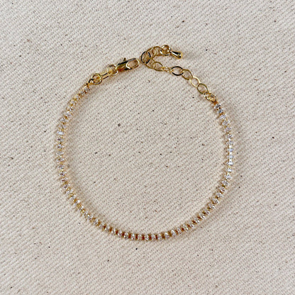 GoldFi - 18k Gold Filled Marquise Tennis Bracelet
