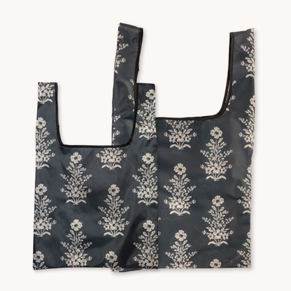 Elyse Breanne Design - Midnight Damask Reusable Bag