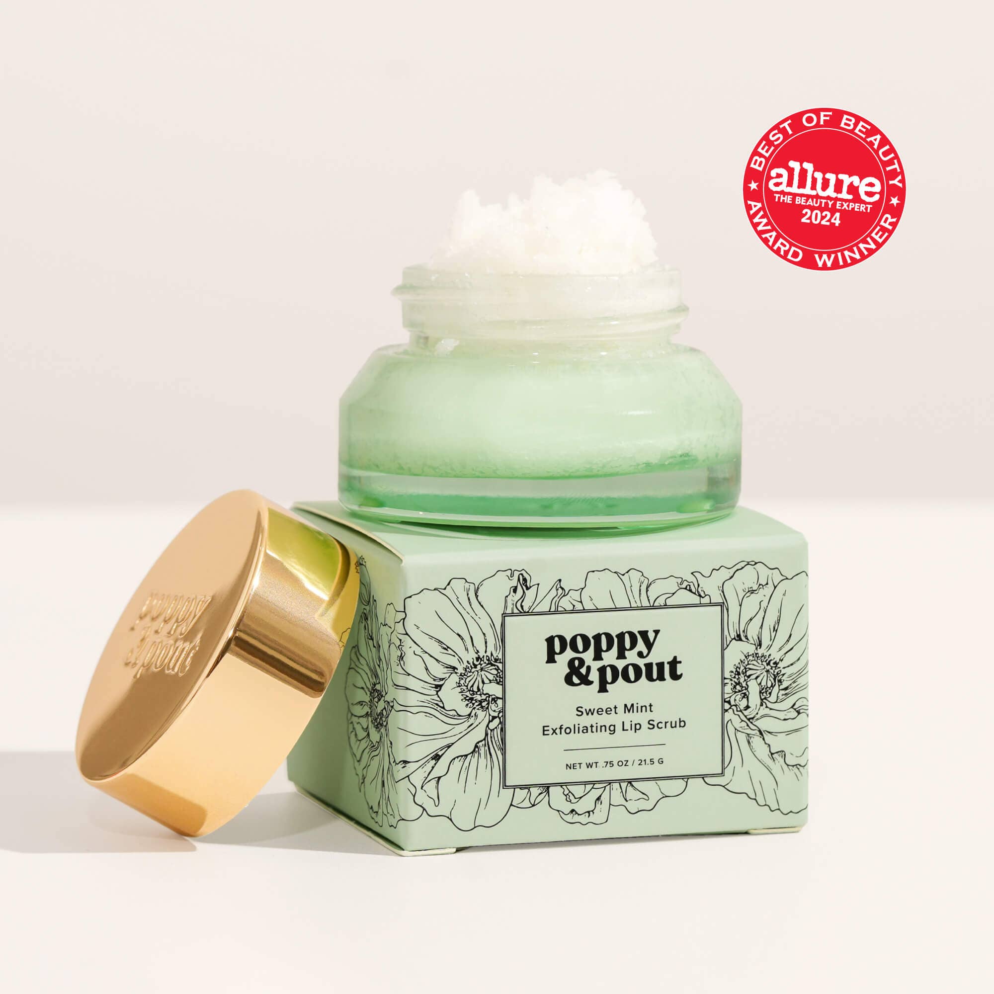 Poppy &amp; Pout - Lip Scrub, Sweet Mint
