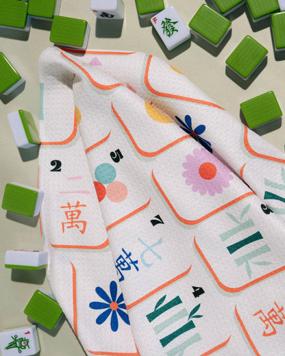 Geometry - Tile Toss Tea Towel