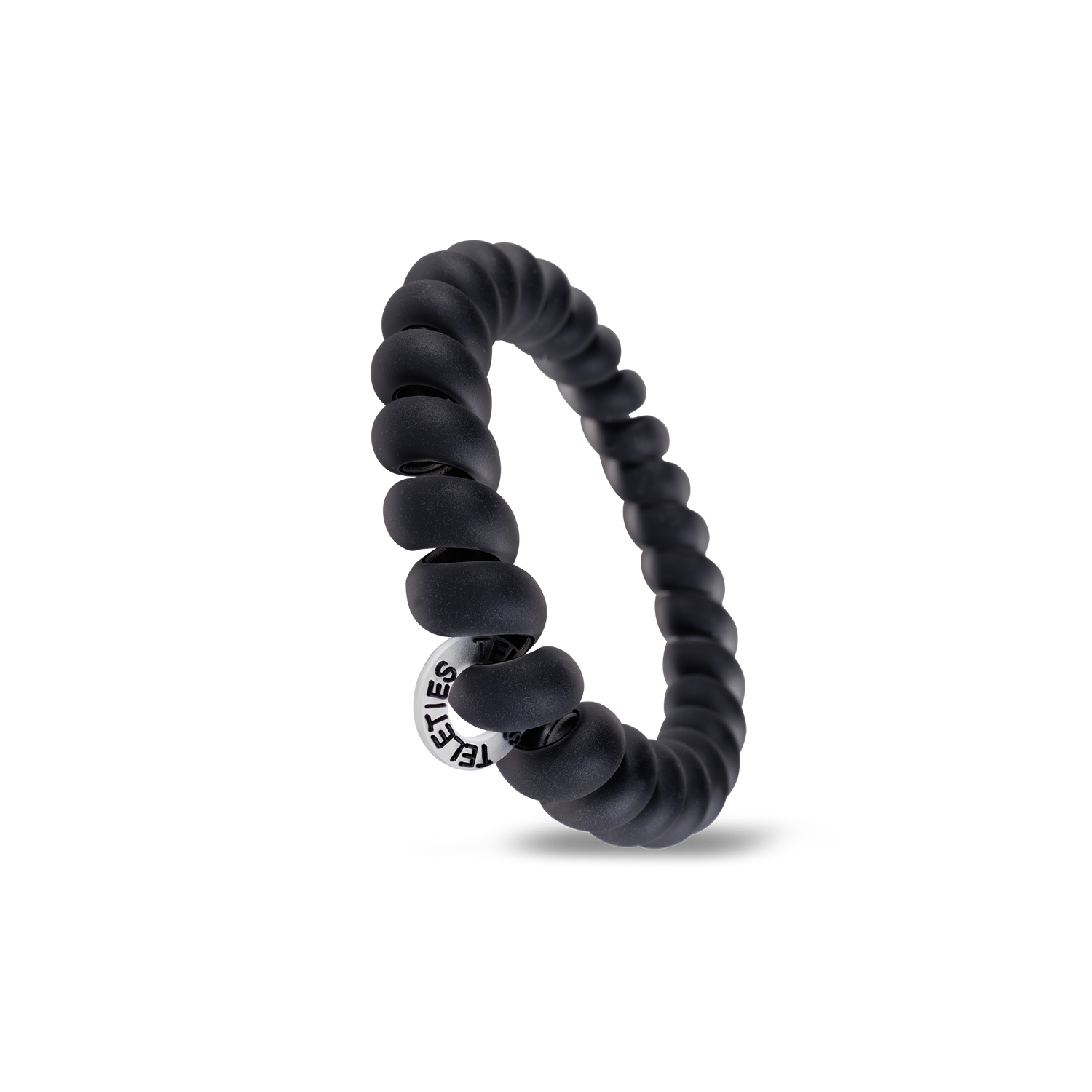 Spiral Hair Coils | Large | Matte Black Hair Ties