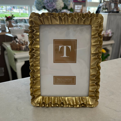 Gold Ruffle Frames