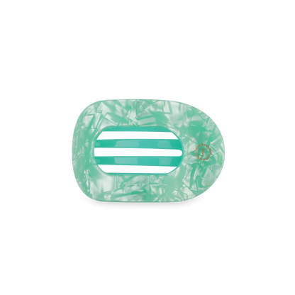 TELETIES - Flat Round Hair Clip | Small | Spring Splash