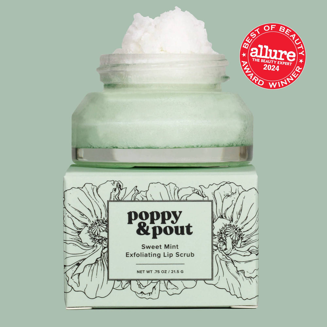 Poppy &amp; Pout - Lip Scrub, Sweet Mint