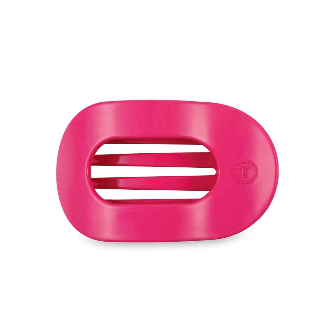 TELETIES - Flat Round Hair Clip | Medium | Tropical Punch