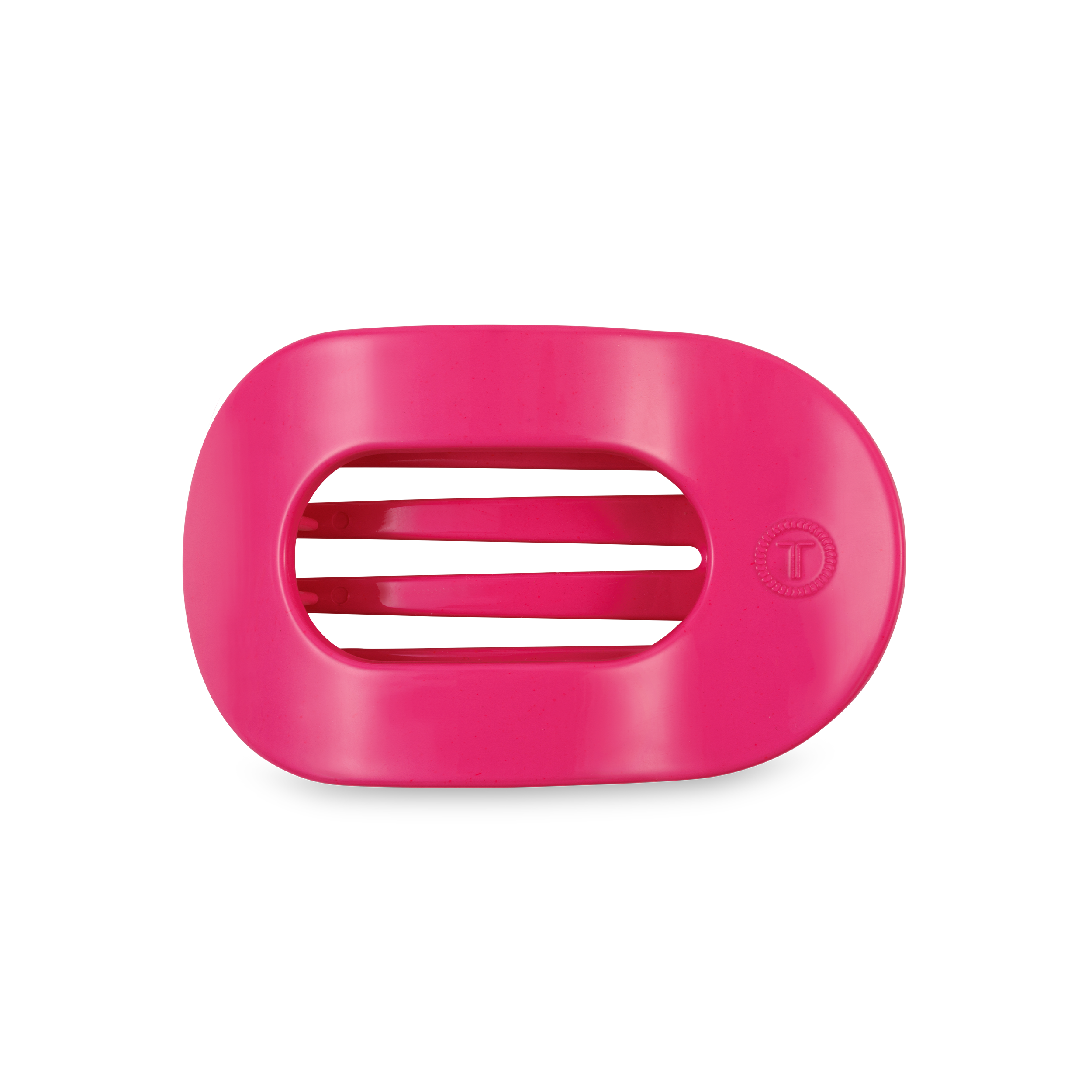 TELETIES - Flat Round Hair Clip | Medium | Tropical Punch