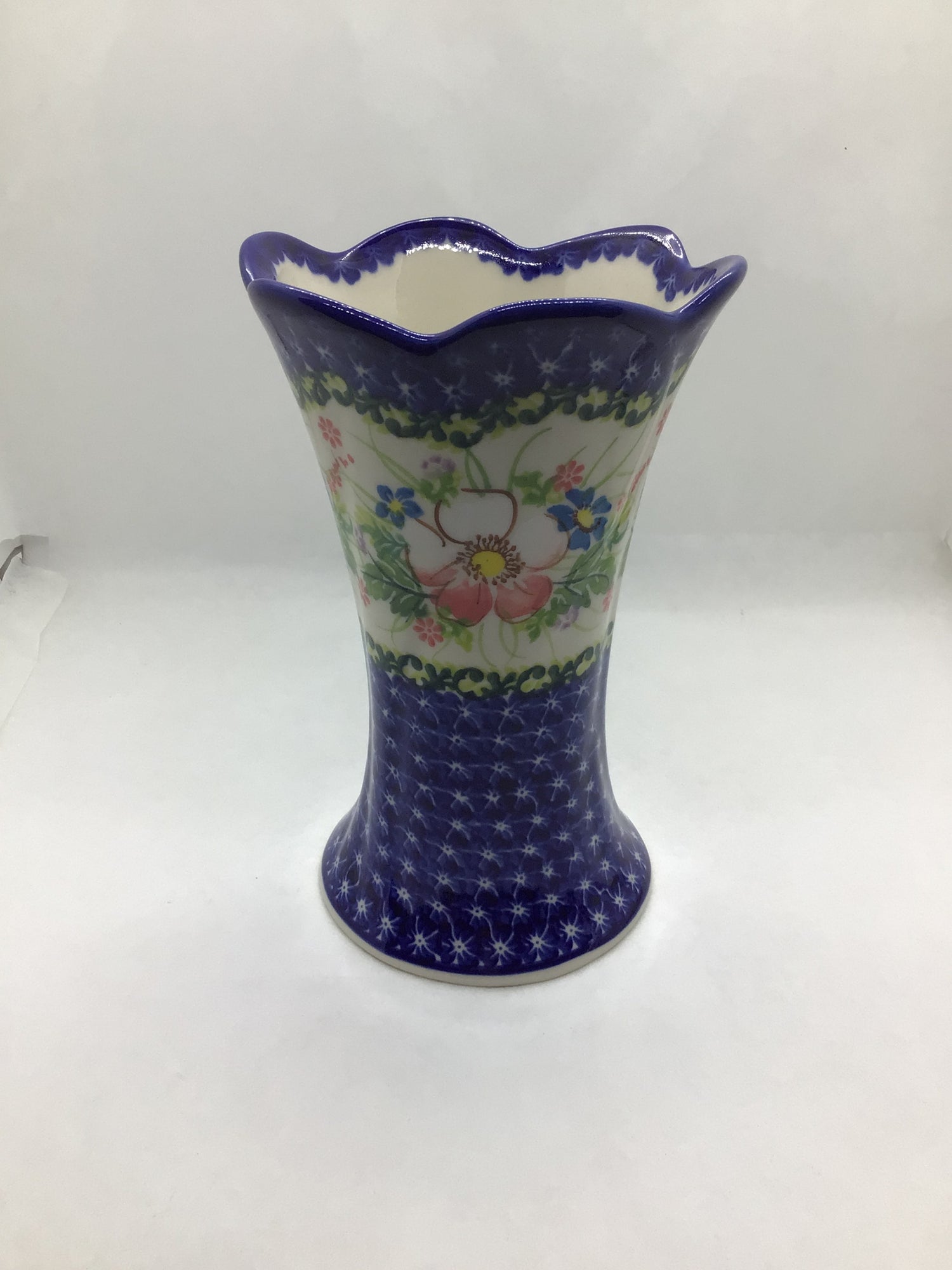 KALICH Pink Dogwood Fala Vase