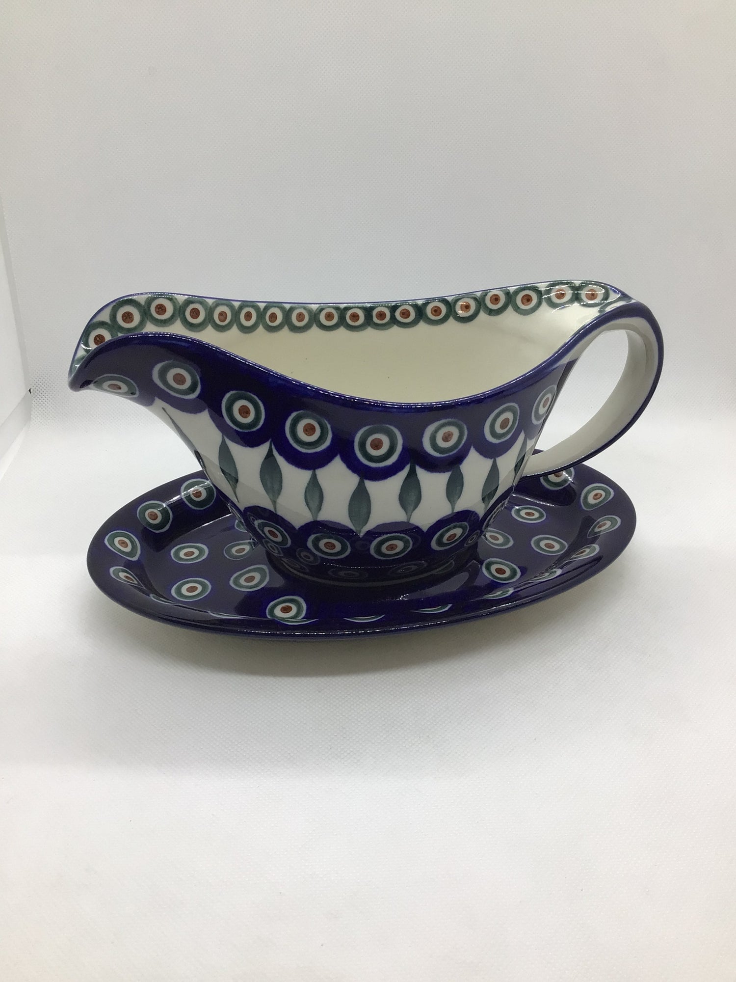 Traditional Peacock Gravy Boat