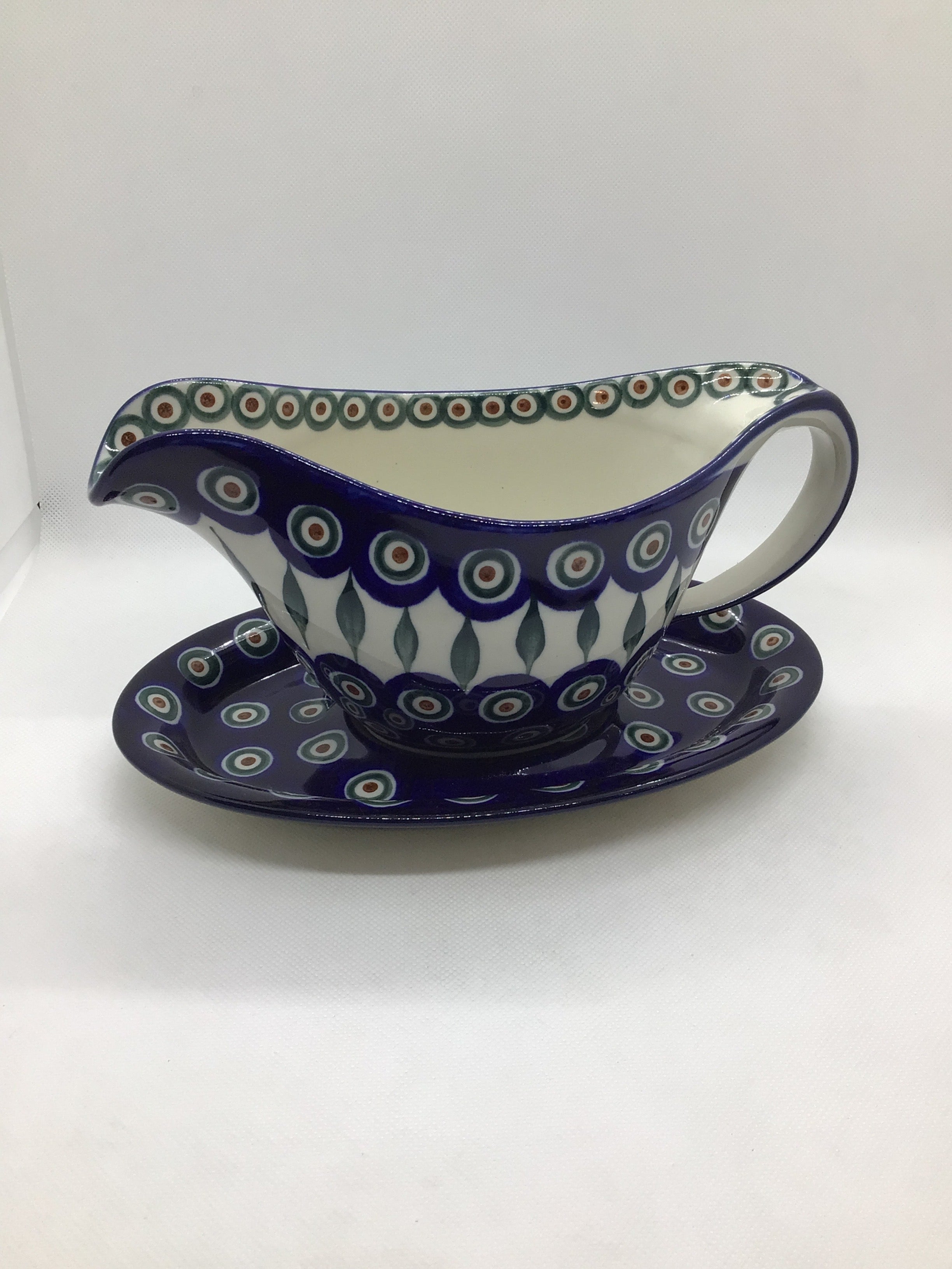Traditional Peacock Gravy Boat