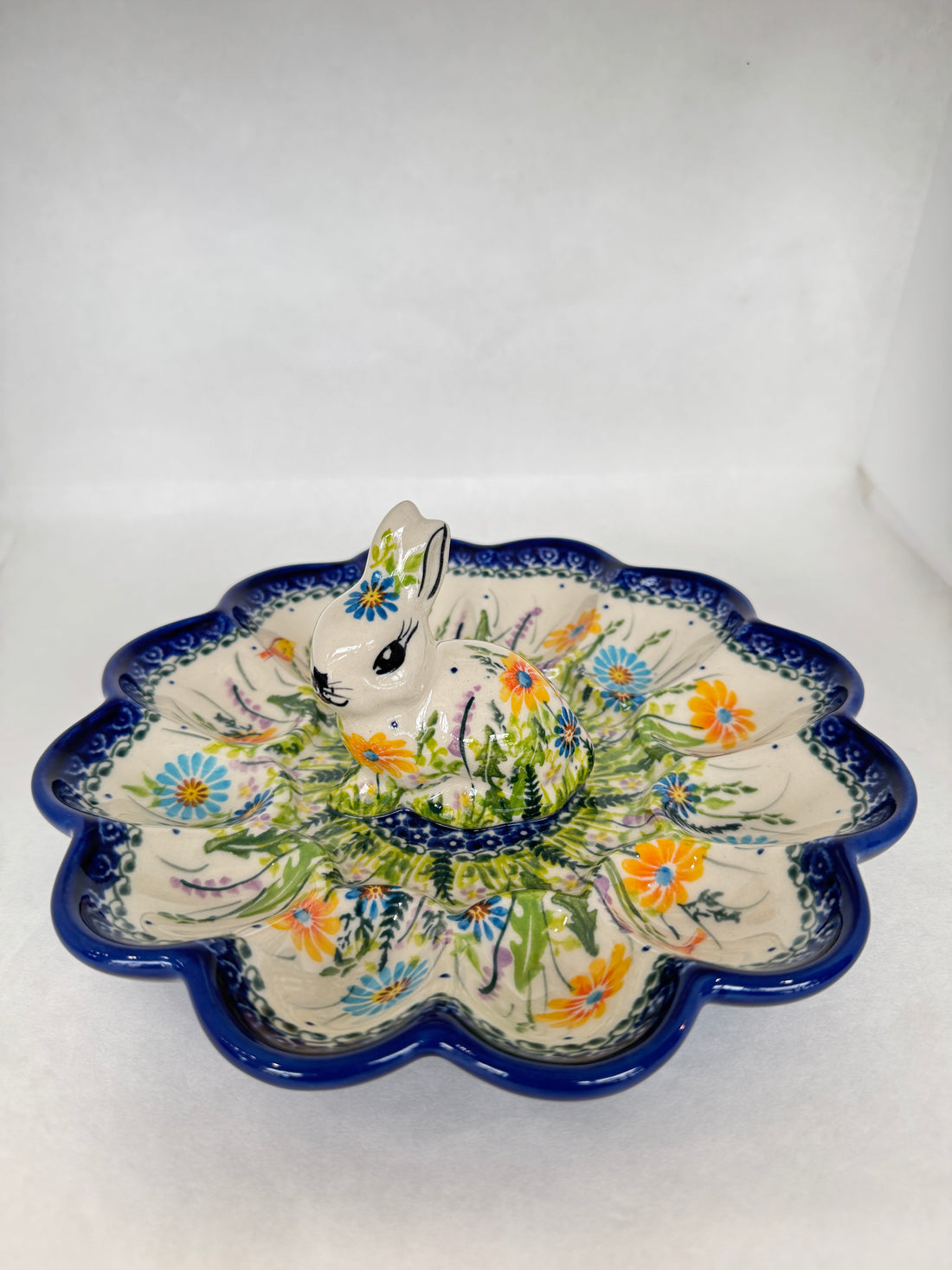 KALICH Egg Plate with Bunny Mix