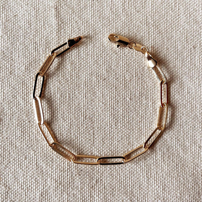 GoldFi - 18k Gold Filled Classic Paperclip Bracelet