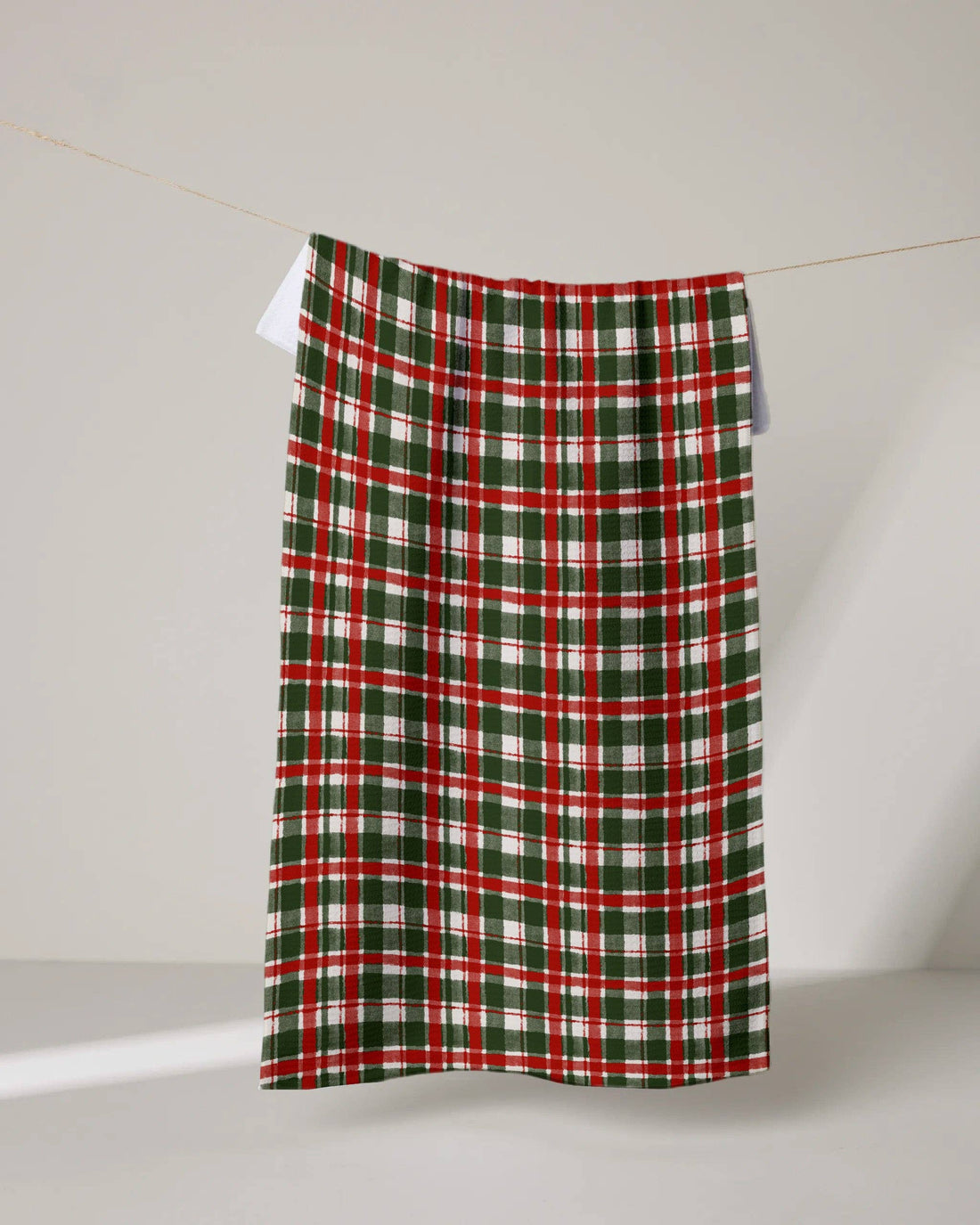 Geometry - Alpine Plaid Tea Towel - Holiday 2026