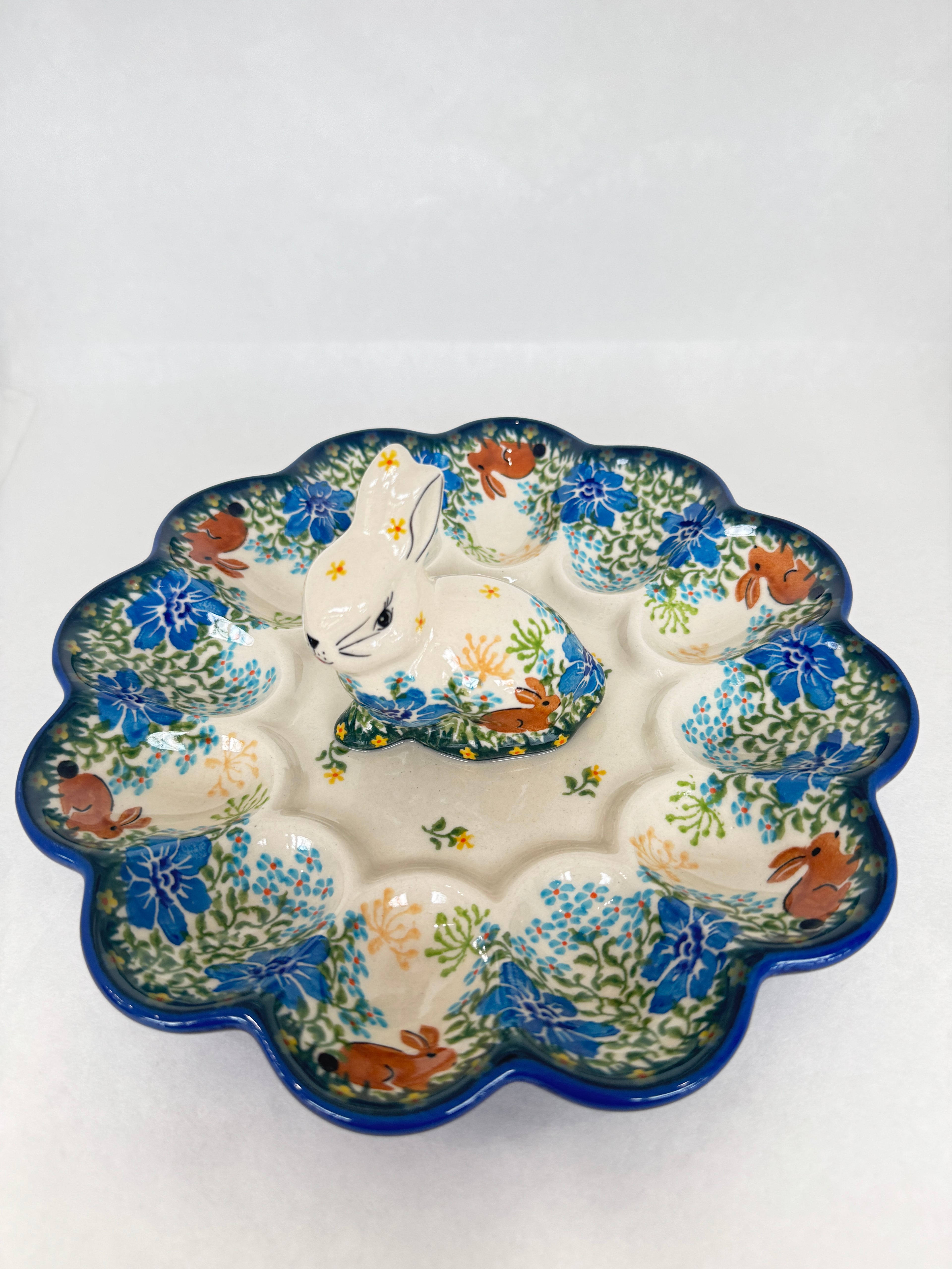 KALICH Egg Plate with Bunny Mix