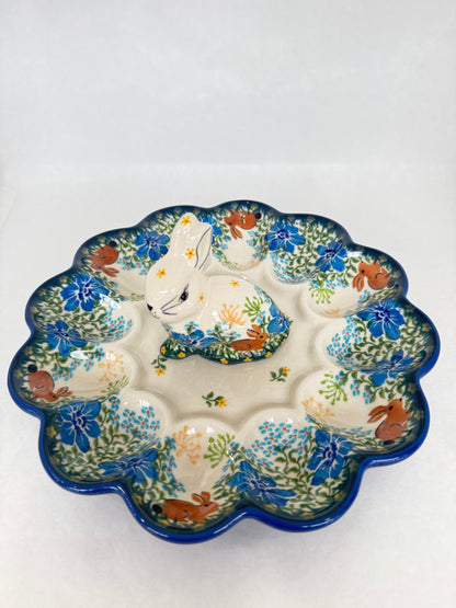KALICH Egg Plate with Bunny Mix