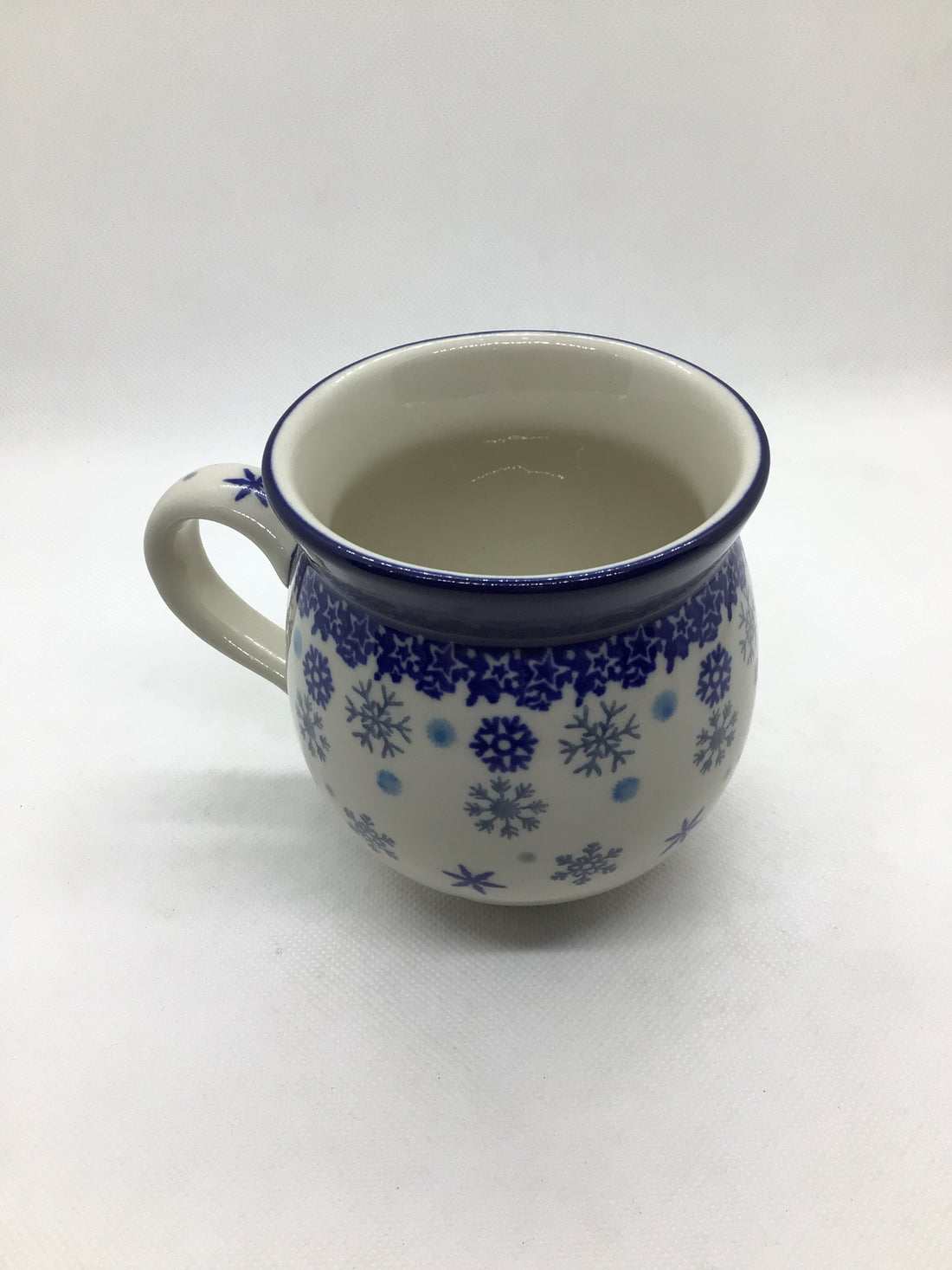 Silver Snow Bubble Mug 12 oz