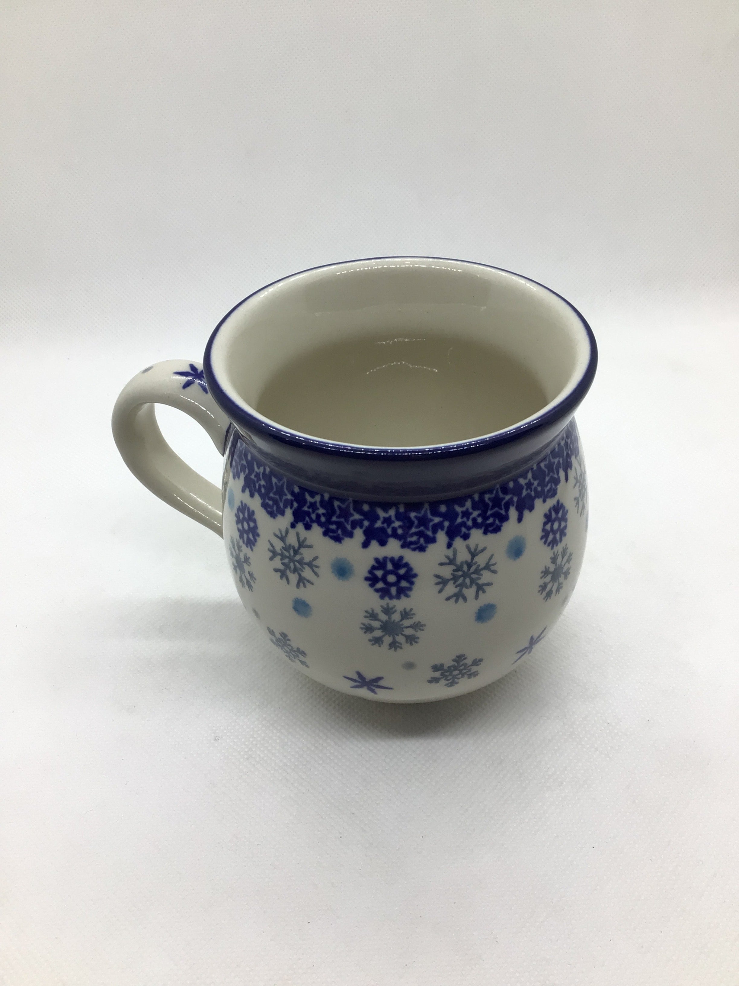 Silver Snow Bubble Mug 12 oz