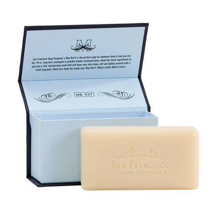 San Francisco Soap / Man Bar Soap - Silver Sage &amp; Bergamot Man Bar