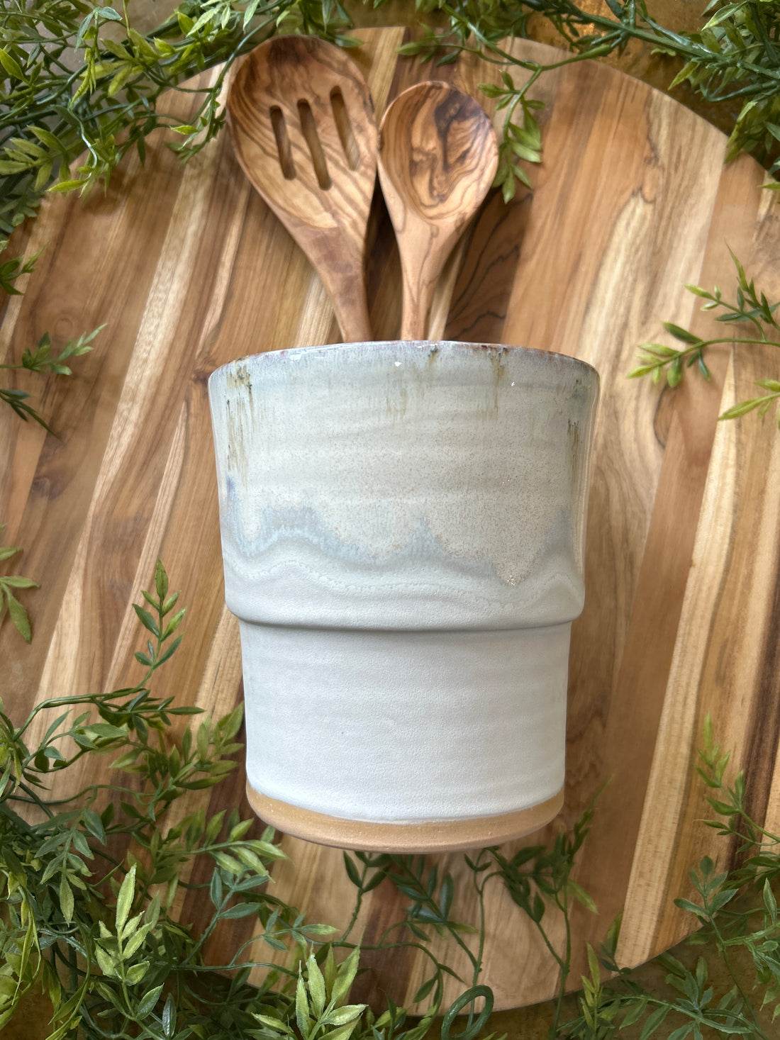Farmhouse Utensil Crock-Dogwood