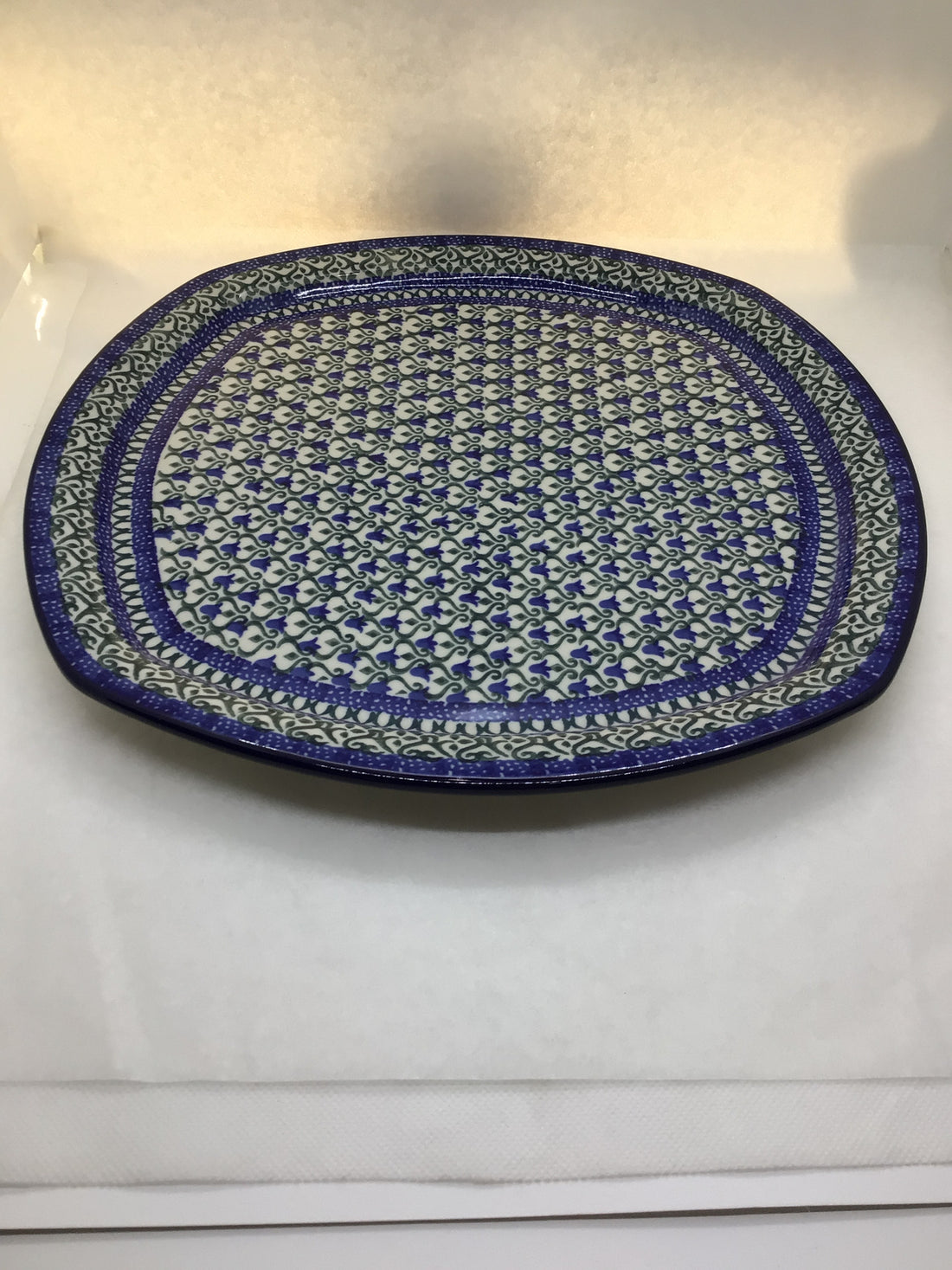 Tulip Trellis Square Platter