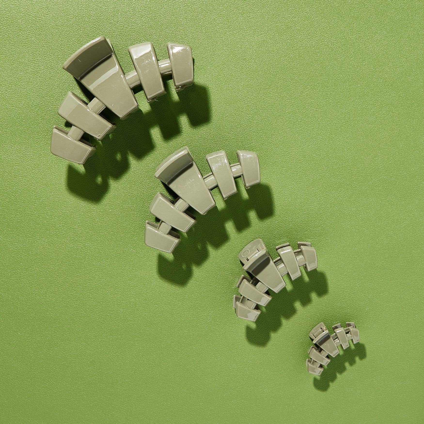 TELETIES - Classic Hair Clip | Small | Sage It Ain&