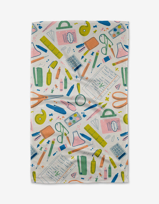 School Days Light Tea Towel
