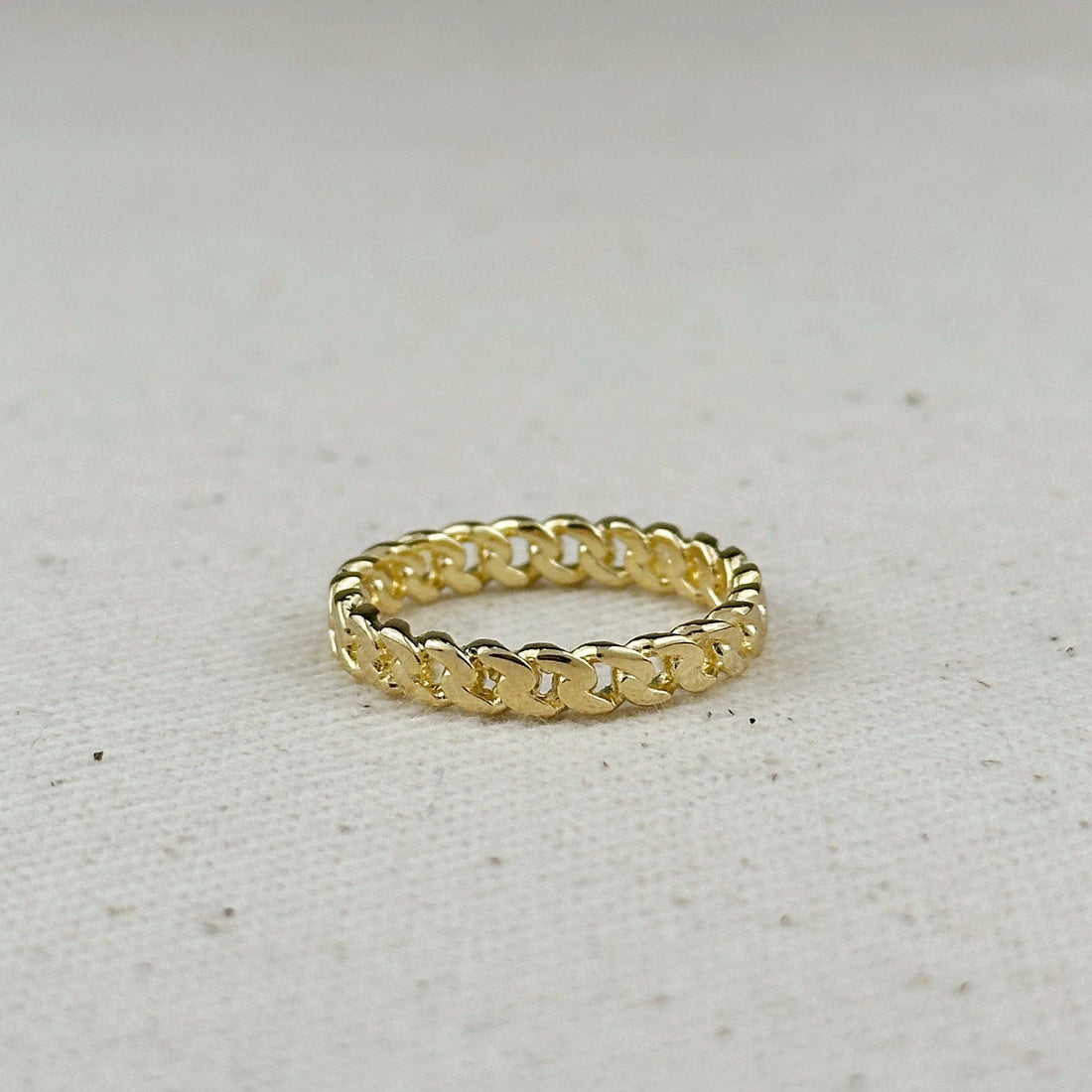 GoldFi - 18k Gold Filled 2.5mm Cuban Chain Ring