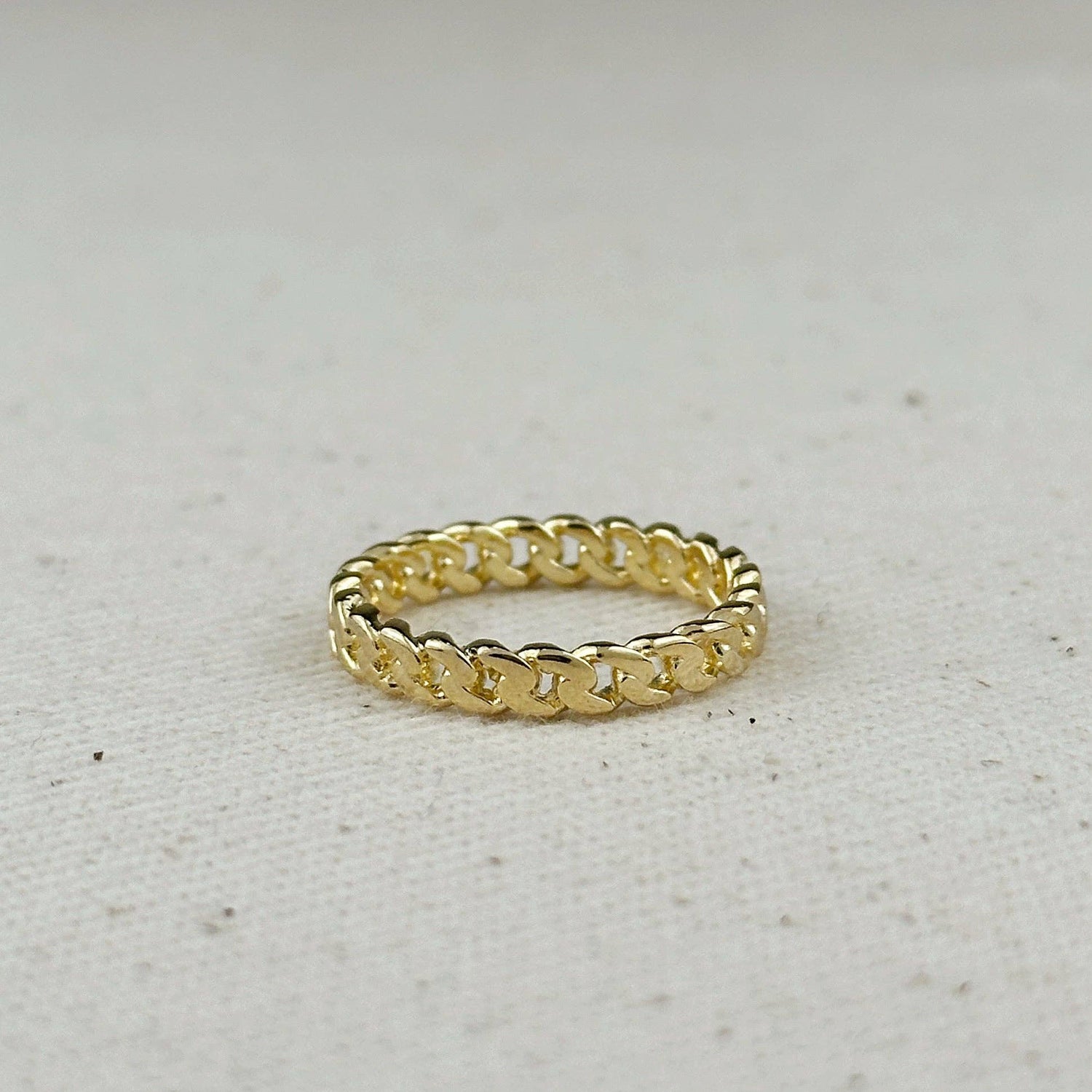 GoldFi - 18k Gold Filled 2.5mm Cuban Chain Ring