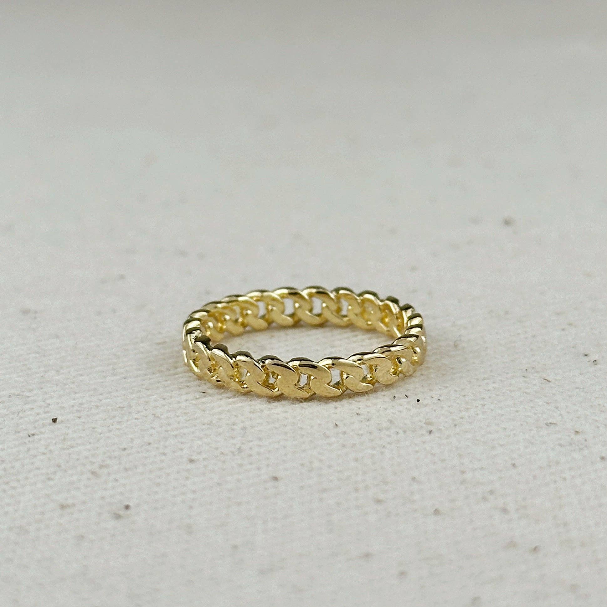 GoldFi - 18k Gold Filled 2.5mm Cuban Chain Ring