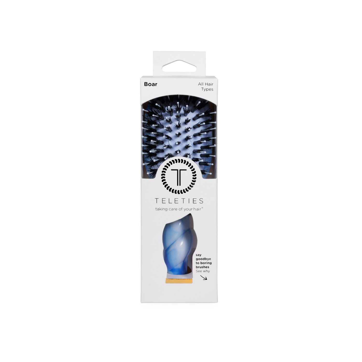 TELETIES - Mini Boar Brush | Tide &amp; True