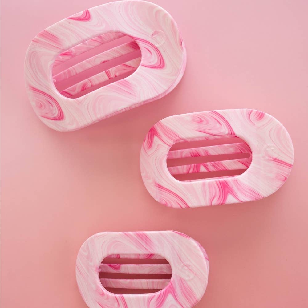 TELETIES - Pinch Me! | Large | Flat Round Hair Clip