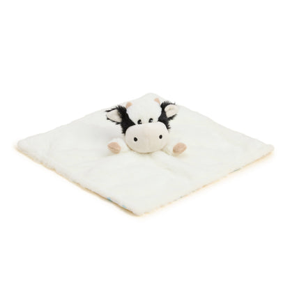 Warmies - Lavender Scented Plush - Gifts - Fall - Black and White Cow Lovey Blanket Warmies