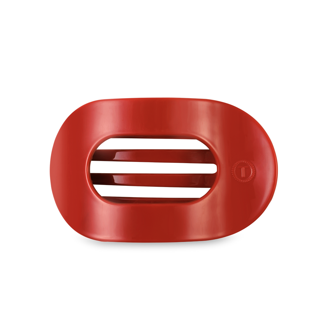 TELETIES - Flat Round Hair Clip | Medium | Red Carpet Ready