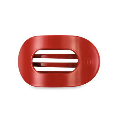 TELETIES - Flat Round Hair Clip | Medium | Red Carpet Ready