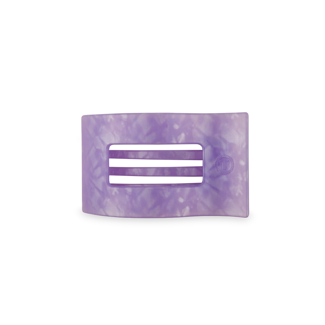 TELETIES - Flat Rectangle Hair Clip | Small | Lavender Mist